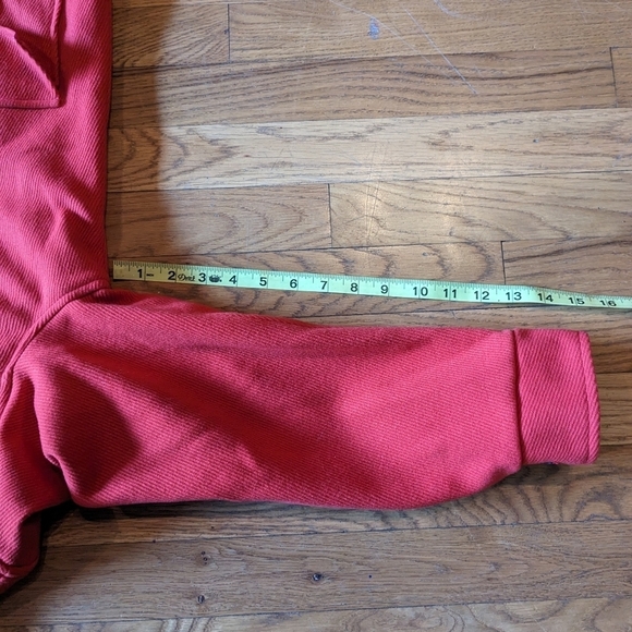 Liz Claiborne Lizsport Medium Orange Wool Blend Button Up Jacket - Picture 7 of 8